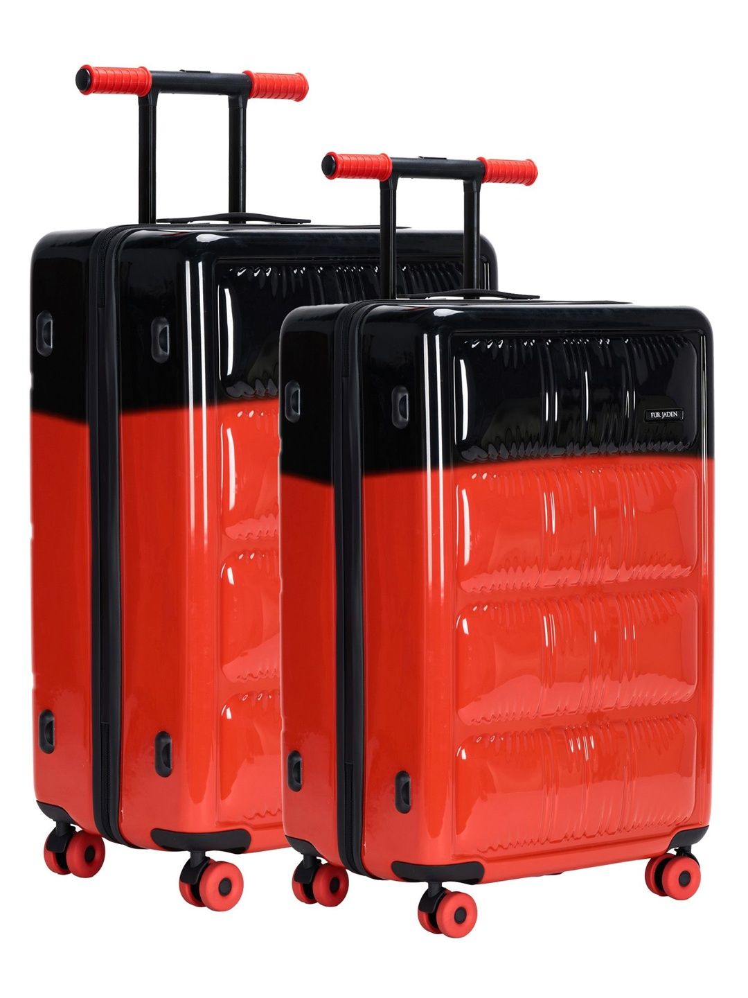 FUR JADEN Set Of 2 The PufferPop Colourblocked Hard-Sided Trolley Bag-picture-55