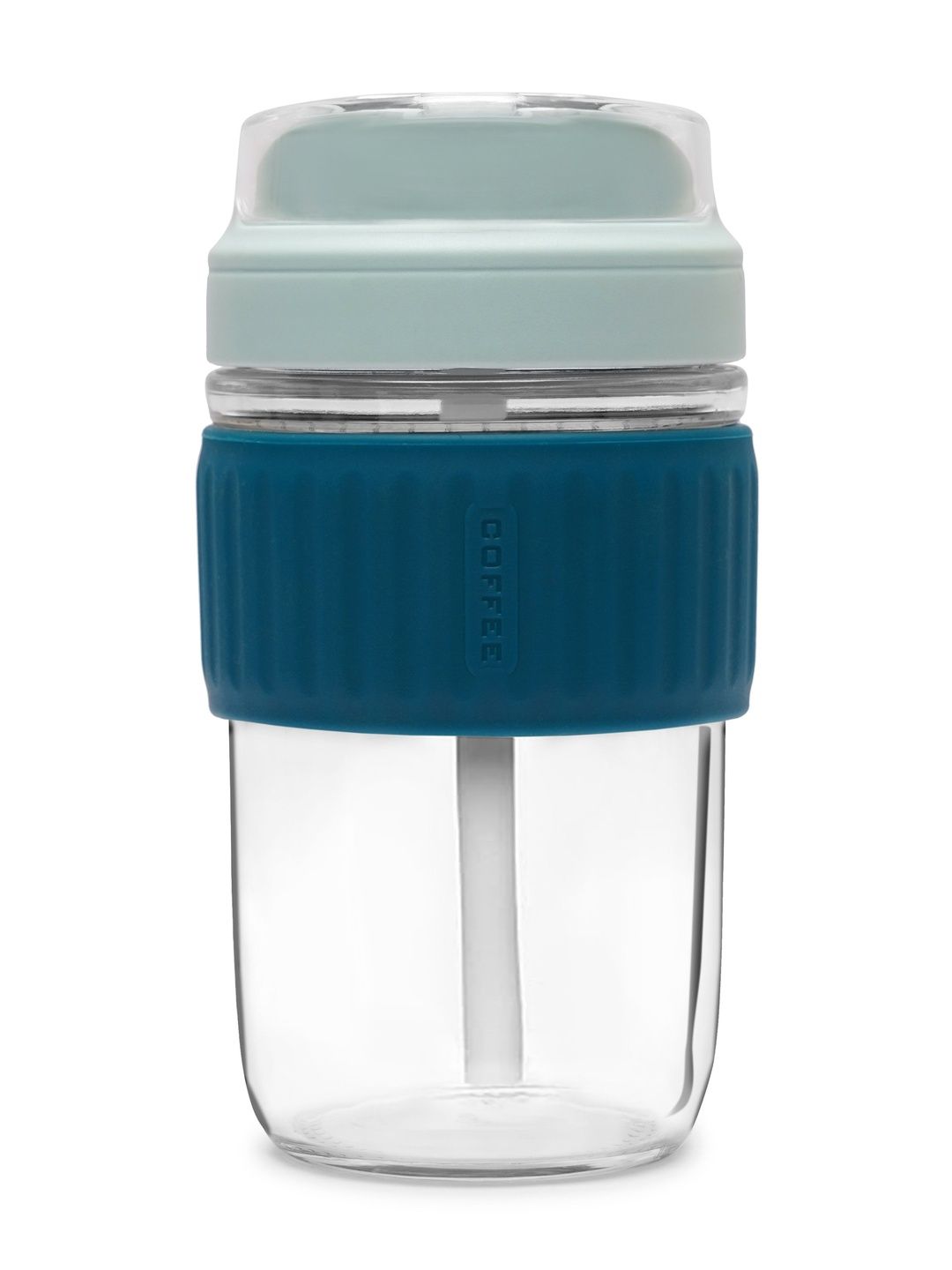 Nertz Lifestyle Blue & Transparent Single Solid Water Bottle