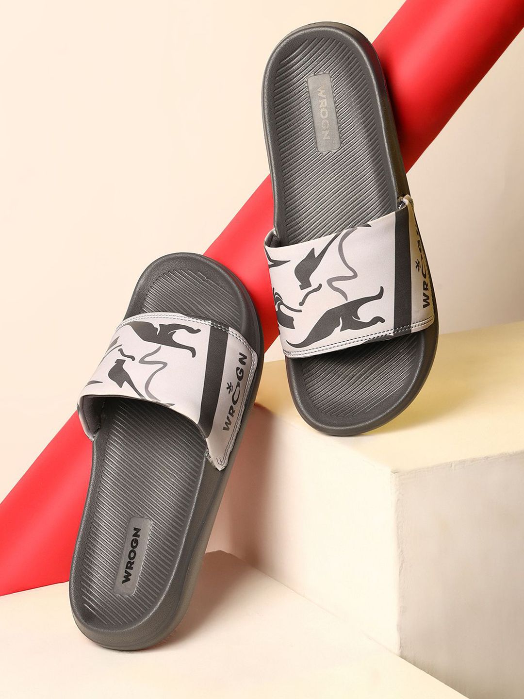 WROGN Men Printed Sliders-picture-45