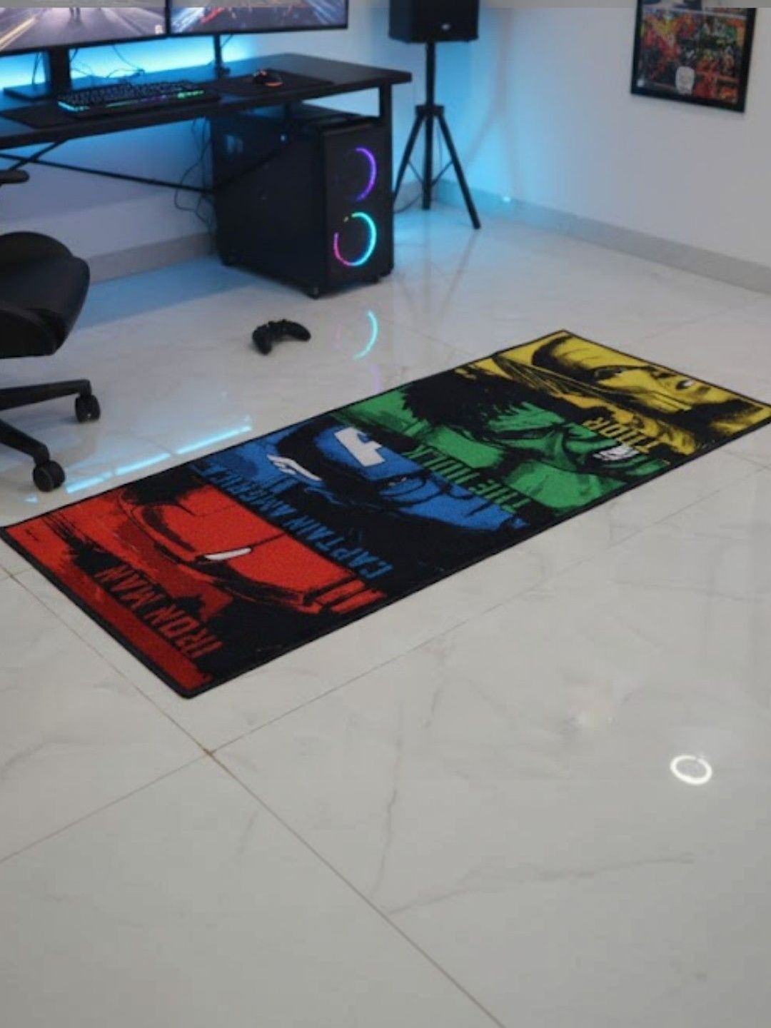 Athom Living Cartoon Characters Anti-Skid Nylon Carpet