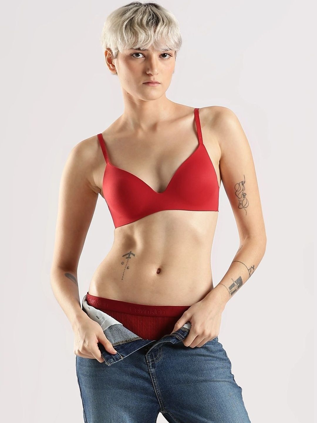 Calvin Klein Underwear Bra Half Coverage Lightly Padded