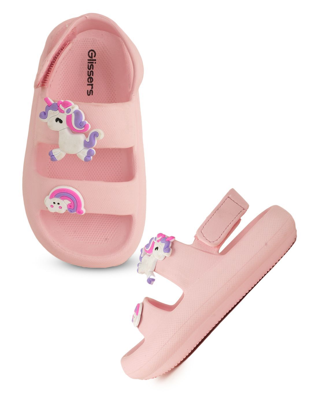 GLISSERS Unisex Kids Embellished Sliders