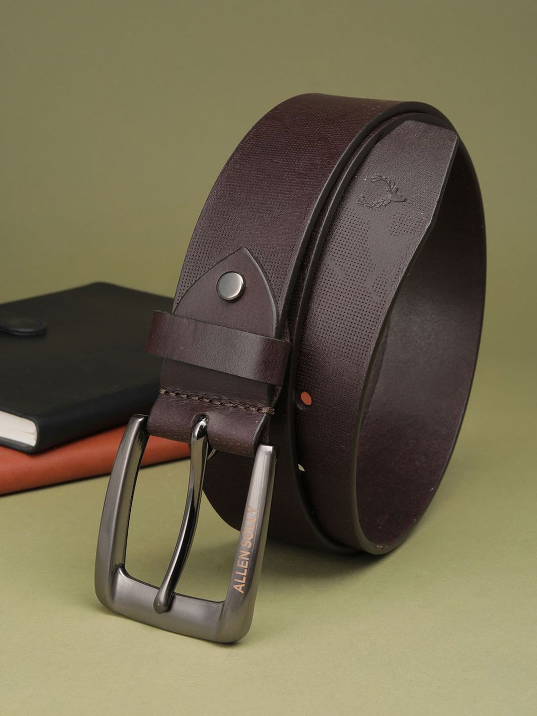 Allen Solly Men Textured Leather Belt-image-30