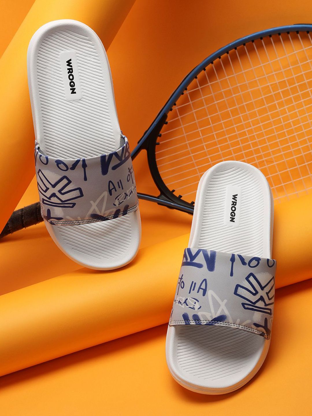 WROGN Men Printed Sliders-picture-41