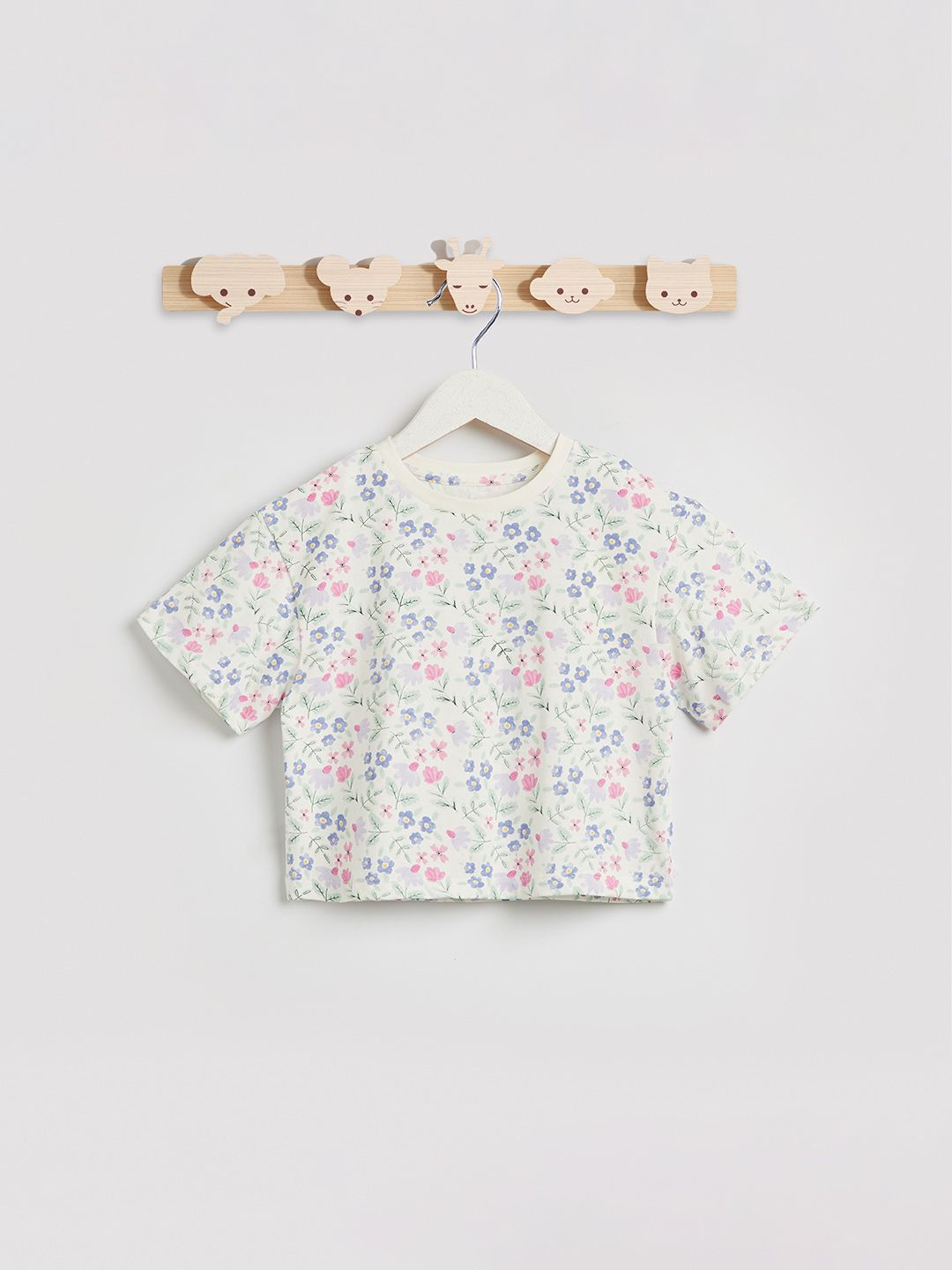 Juniors by Babyshop Girls Printed Cotton Round Neck Tshirts-picture-57