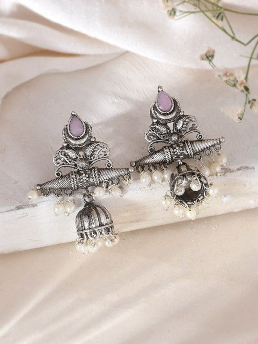 Anouk Geometric Drop Earrings-picture-29