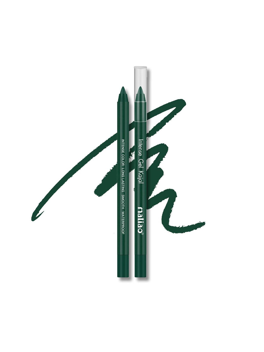 Maliao Intense Long Wearing Gel Kajal - 1.2 g- Green 04