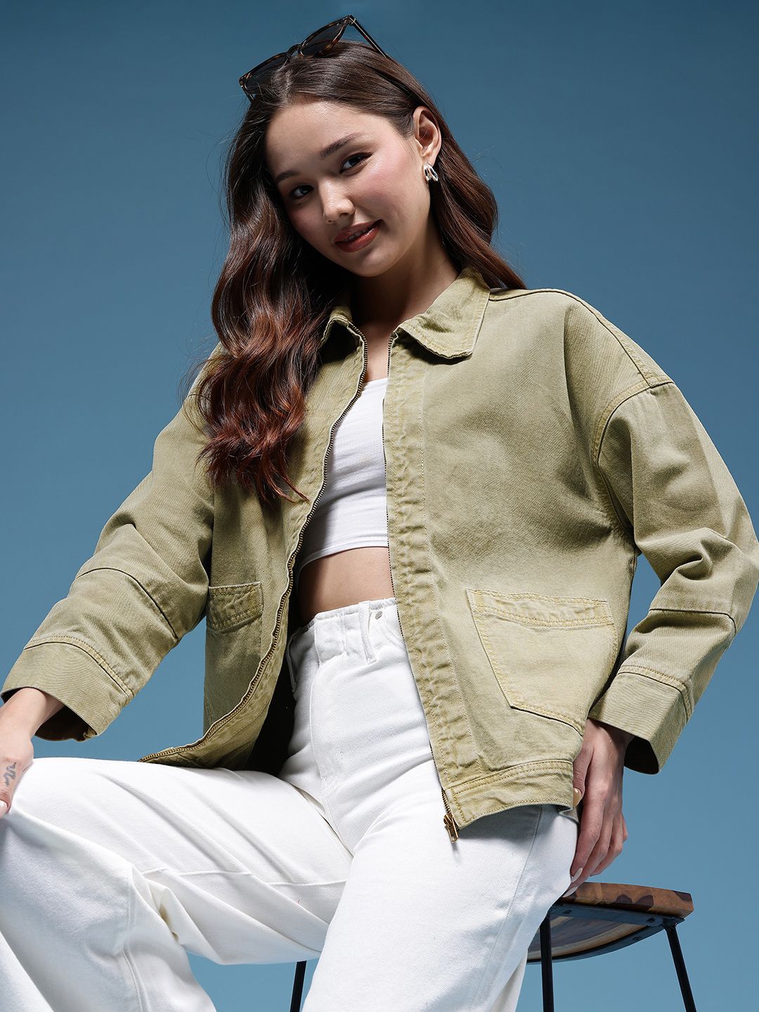 HERE&NOW Spread Collar Tailored Jacket-picture-22