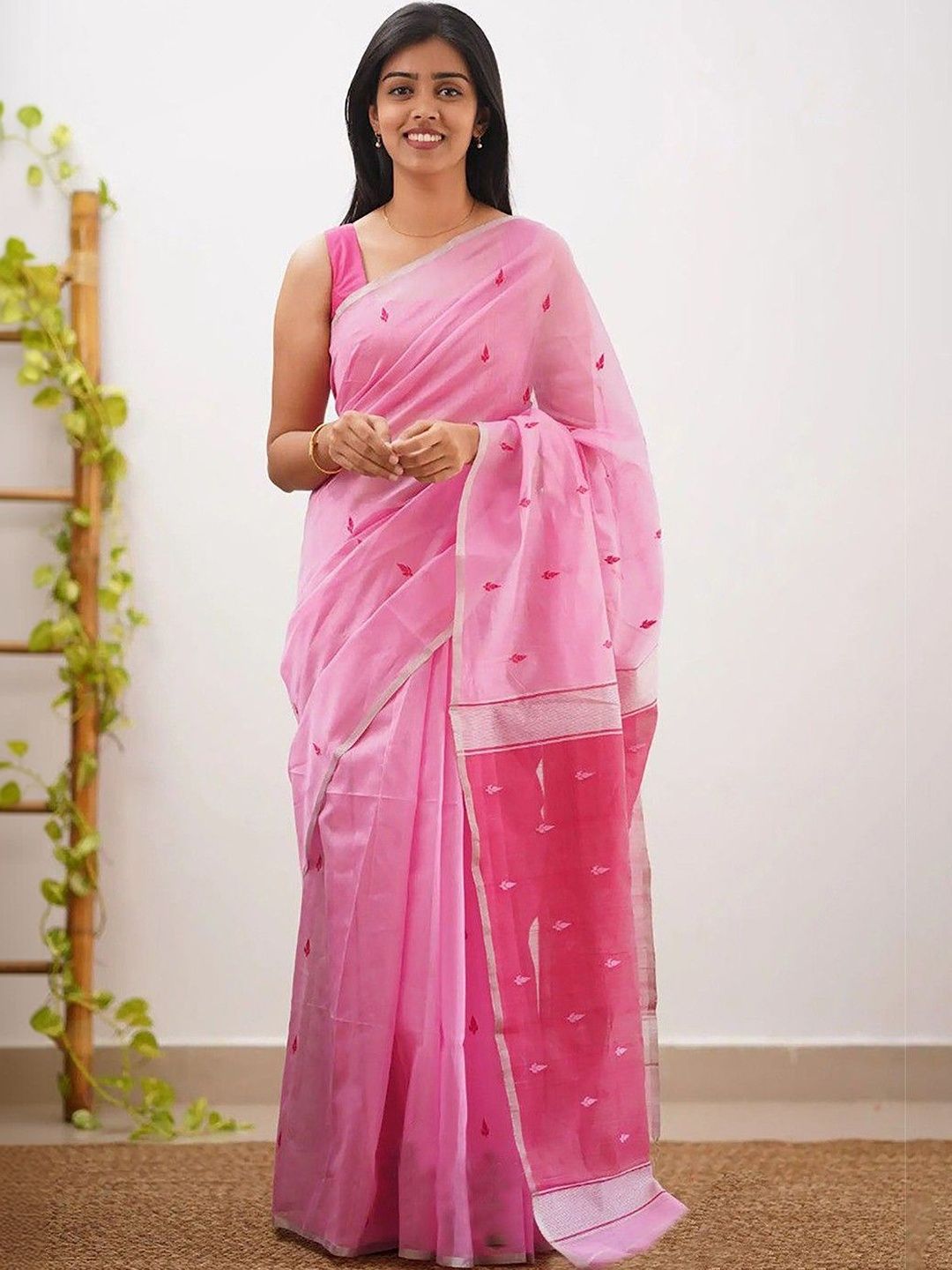 CANIZZARO Woven Design Zari Banarasi Saree-image-29