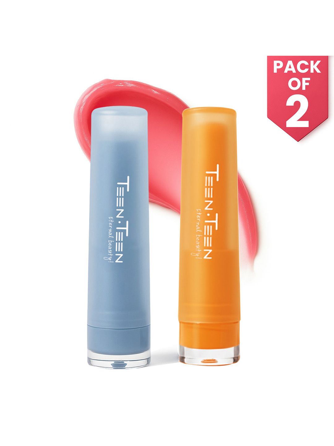 TEEN TEEN COSMETICS Set Of 2 Blue Berry & Orange Long Lasting Lip Balm - 4 g Each-picture-38