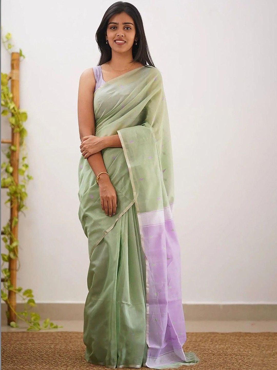 CANIZZARO Woven Design Zari Banarasi Saree-image-41