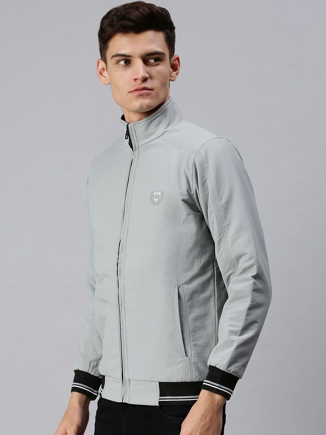 SHOWOFFFF Men Brand Logo Lightweight Bomber Jacket-picture-31