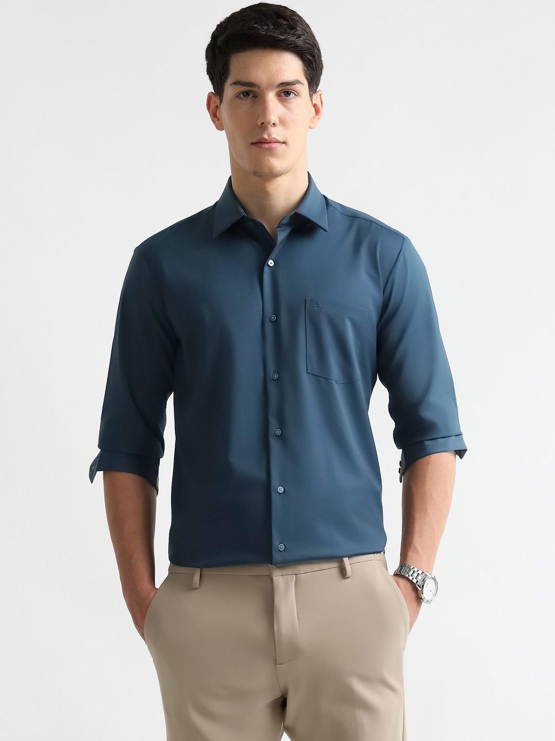 Arrow New York Men Slim Fit Semiformal Shirt-picture-33