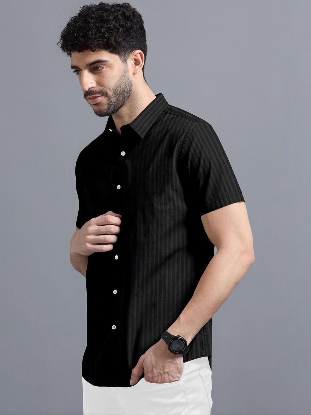 VTEXX Men Standard Striped Casual Shirt-picture-28