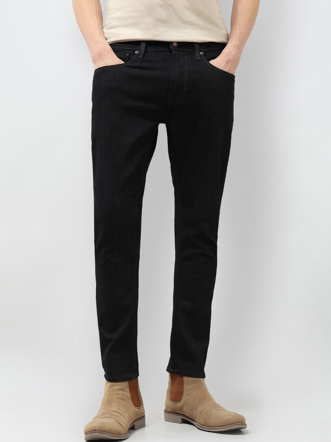 U.S. Polo Assn. Denim Co. Men Tapered Fit Mid-Rise Stretchable Jeans-picture-32