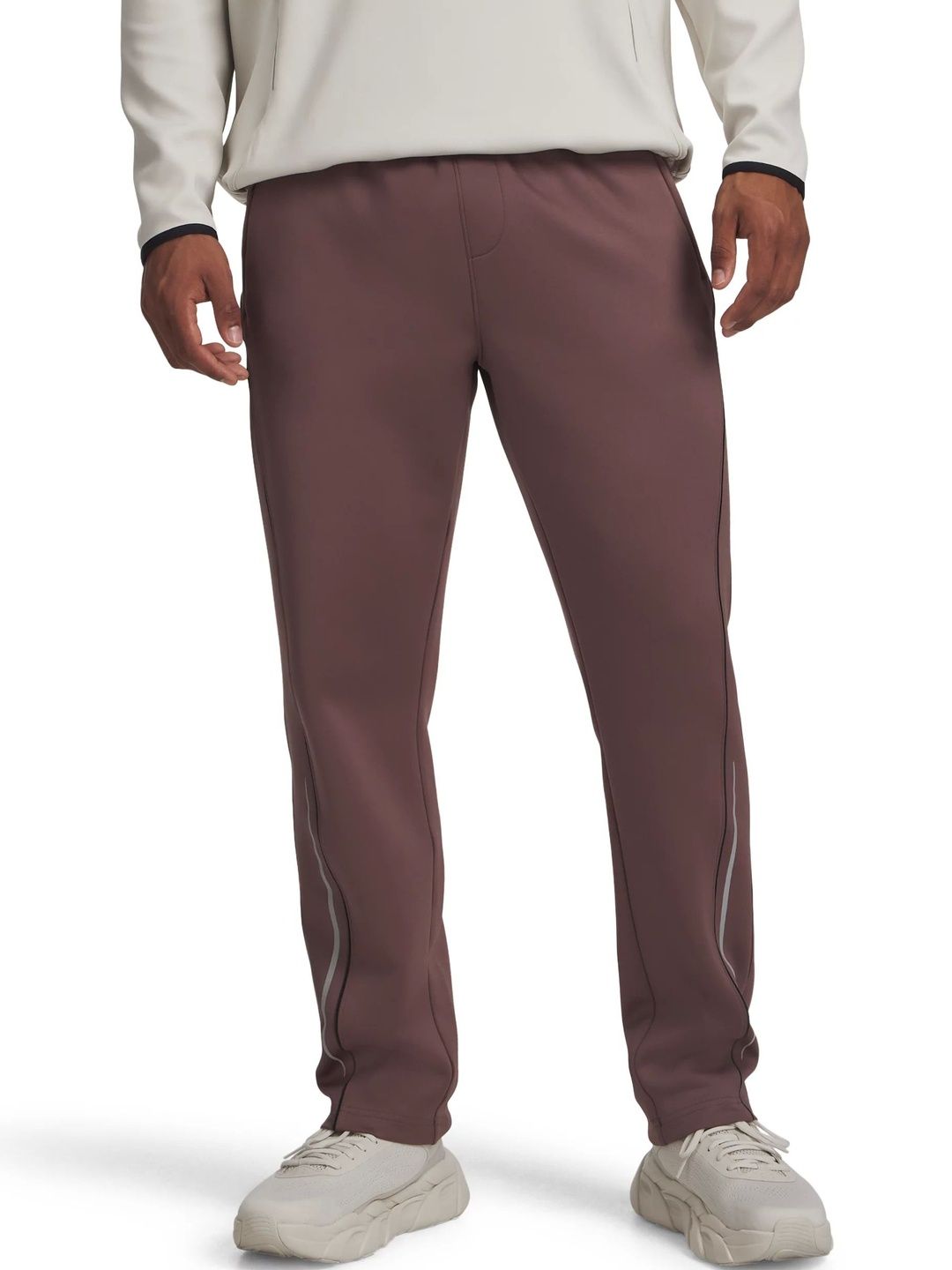 UNDER ARMOUR Men Colourblocked Slim Fit Mid-Rise Track Pants-picture-31
