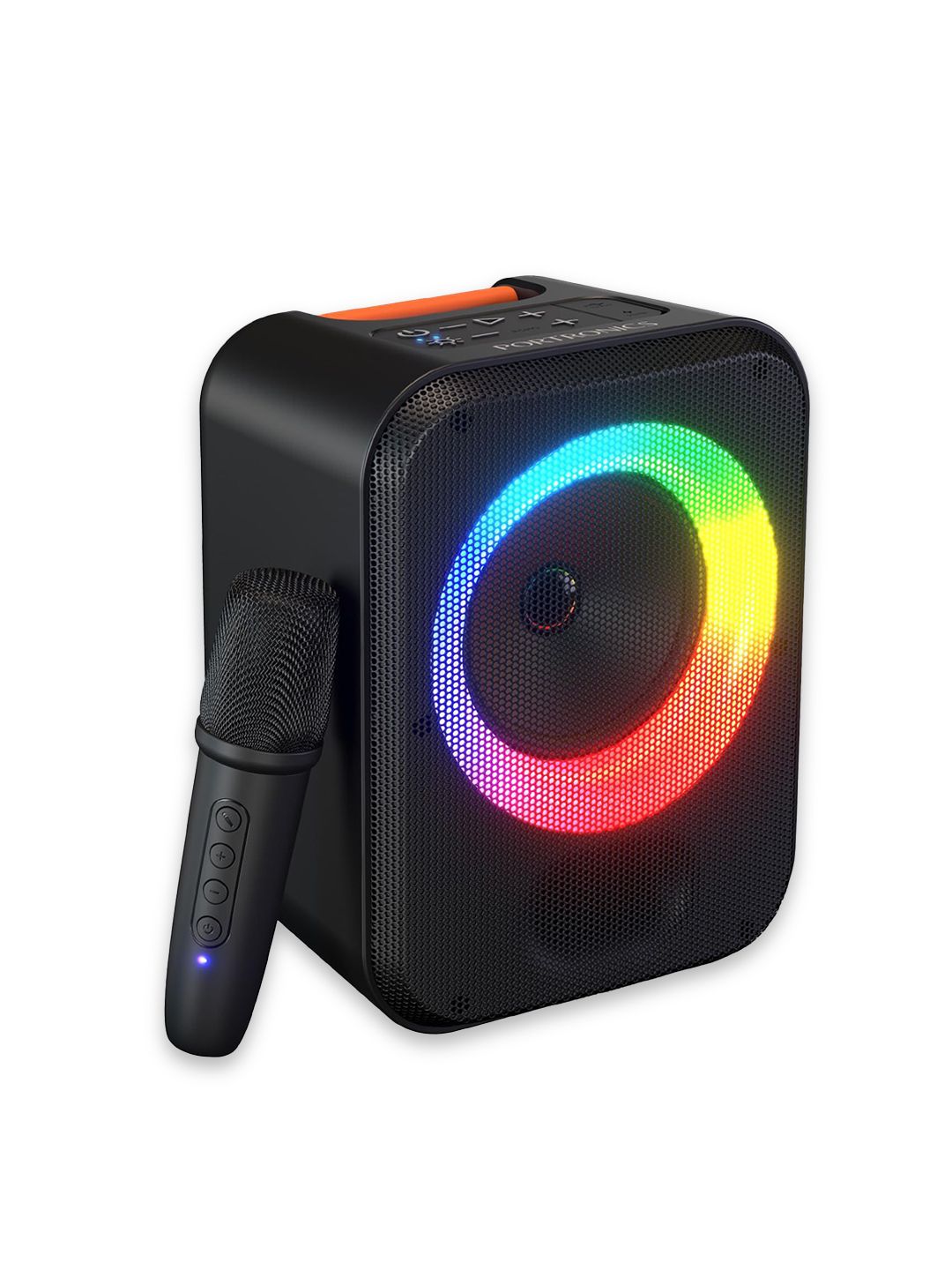 Portronics 30W Apollo 30 Wireless Bluetooth Portable Speaker 5 Hour Playtime & Karaoke Mic