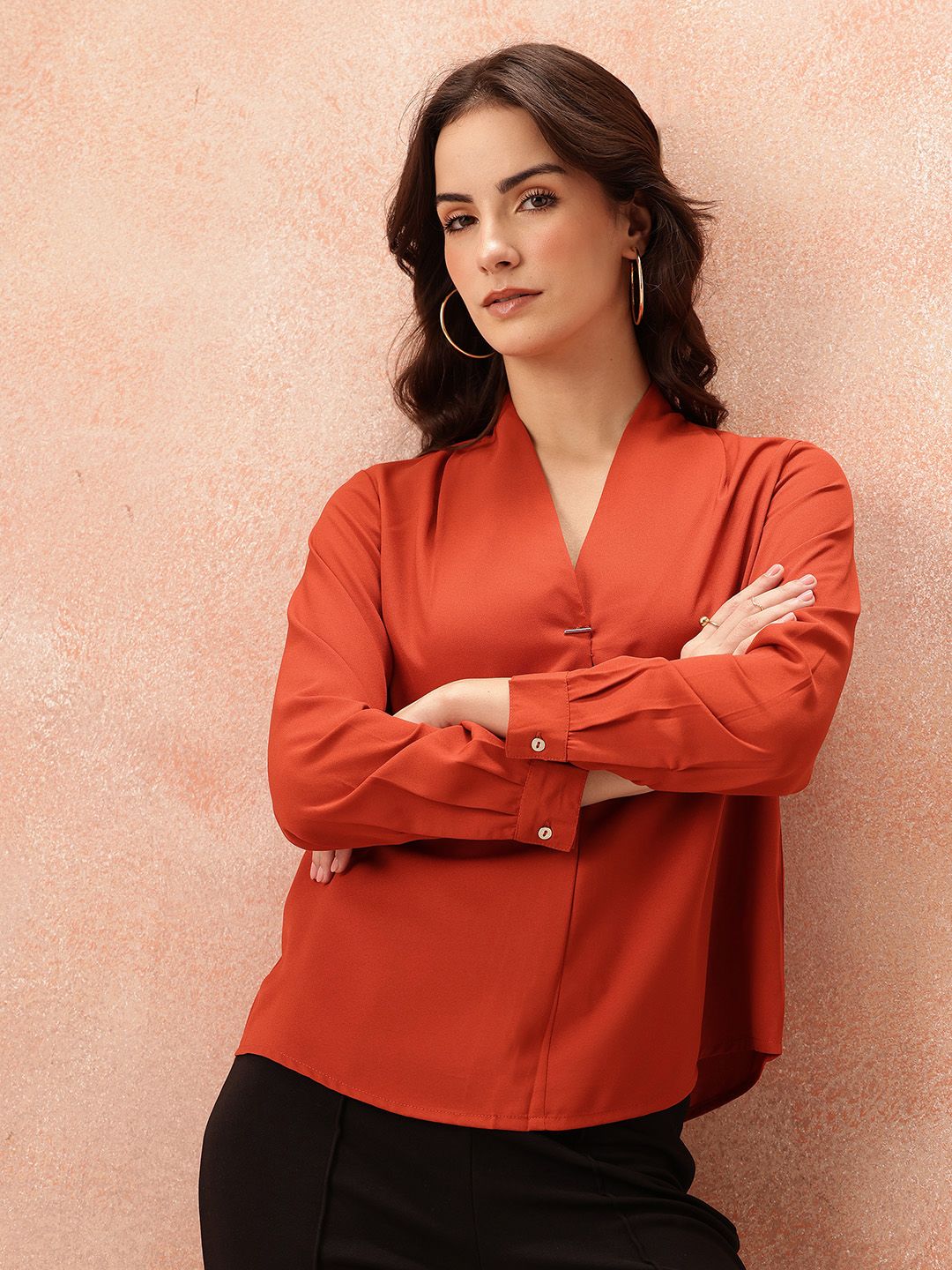 all about you Pleated Top-picture-12