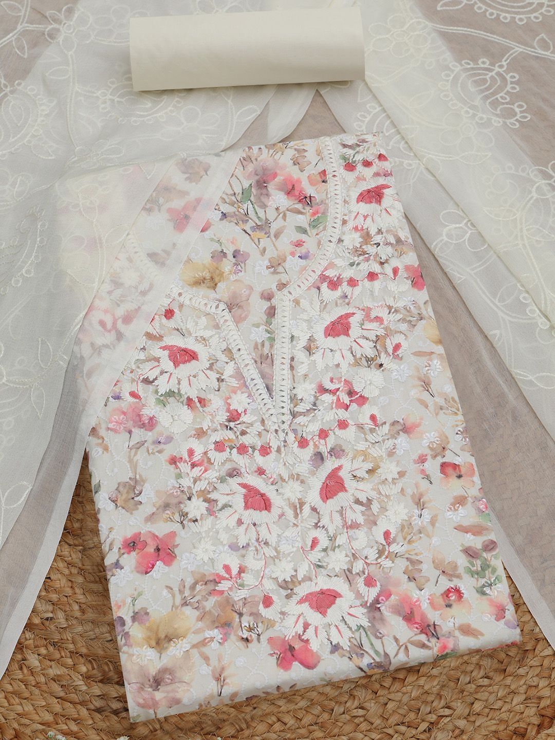 Soch Printed Unstitched Dress Material-picture-36