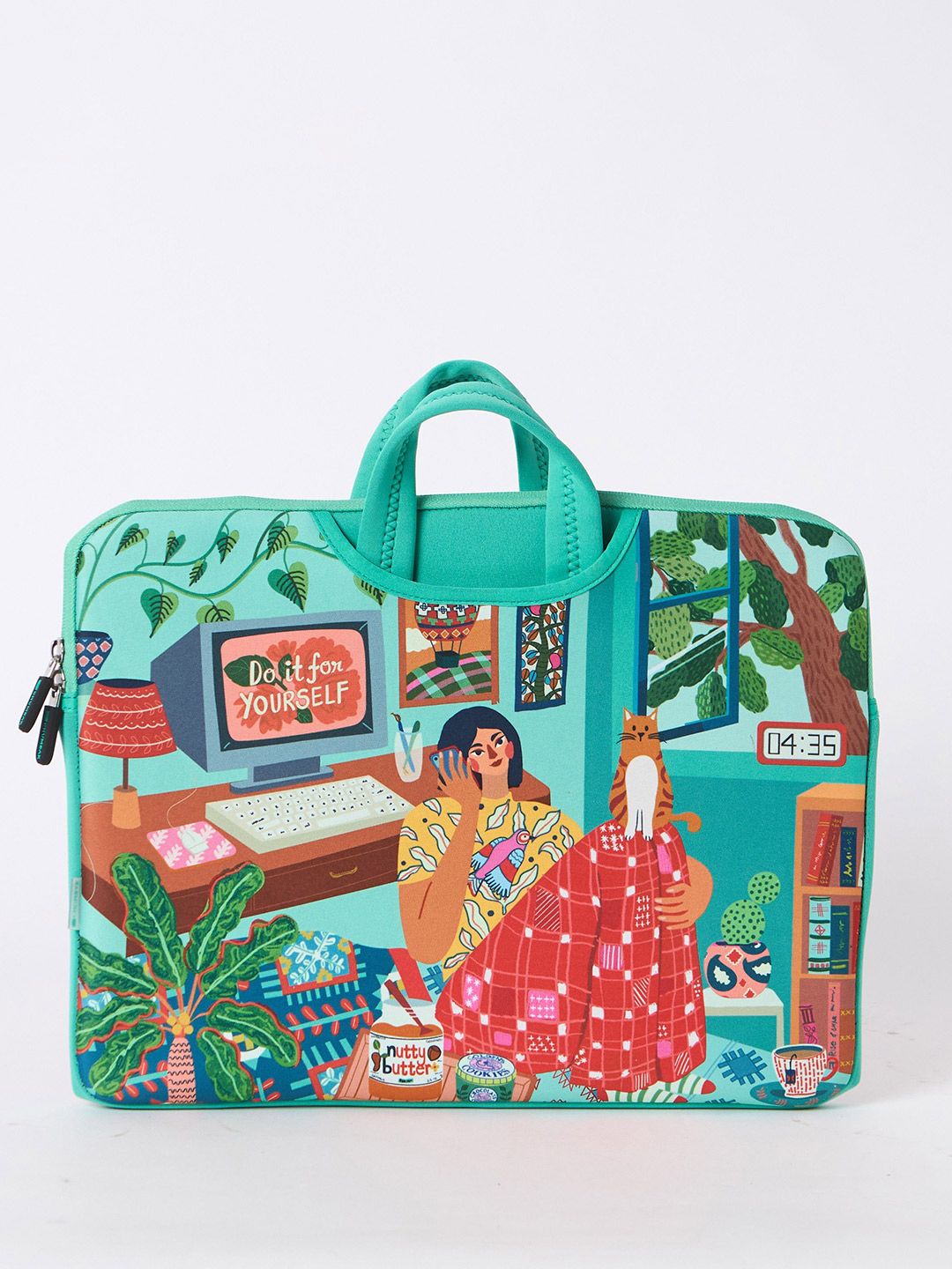 Chumbak Unisex Slow Printed Living Laptop Sleeve13"-picture-54