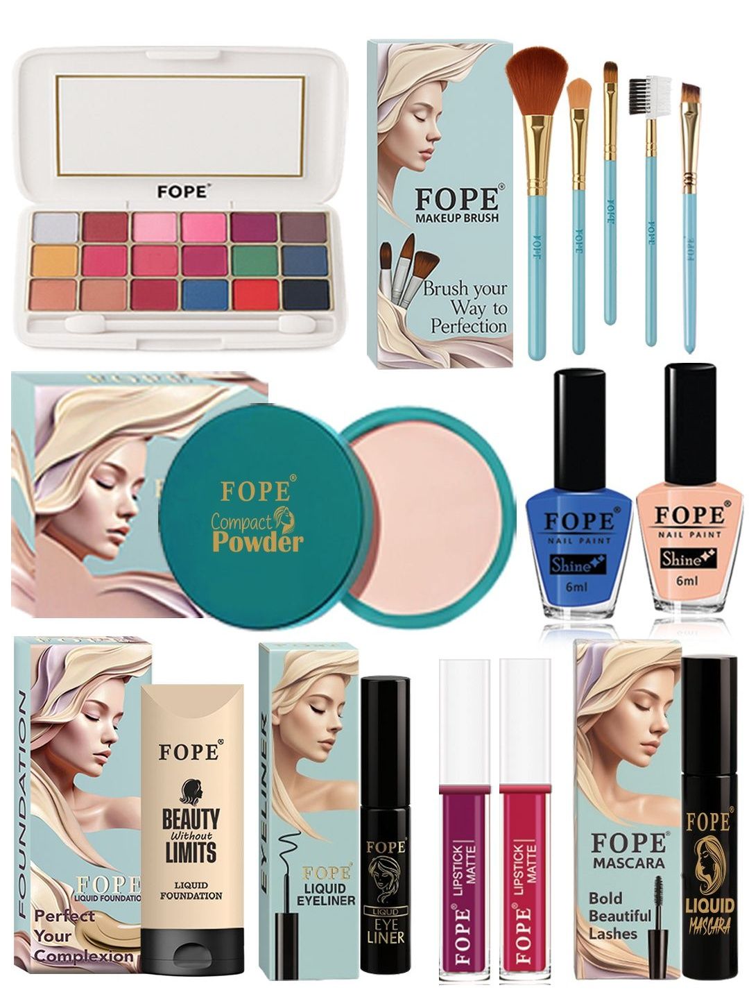 FOPE Set Of 14 Bridal Glow Kit Box-image-38