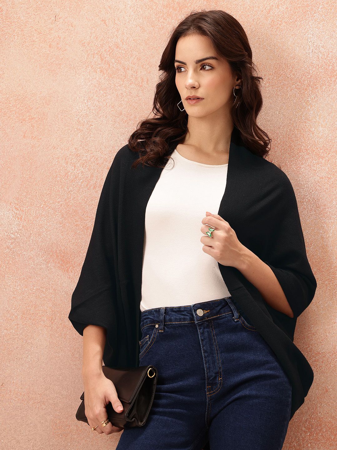 all about you Front Open Shrug