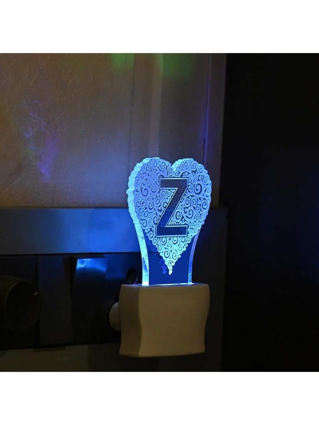 1ST TIME Red & White Textured Acrylic Abstract Shaped Shaped Wall Lamp-picture-21