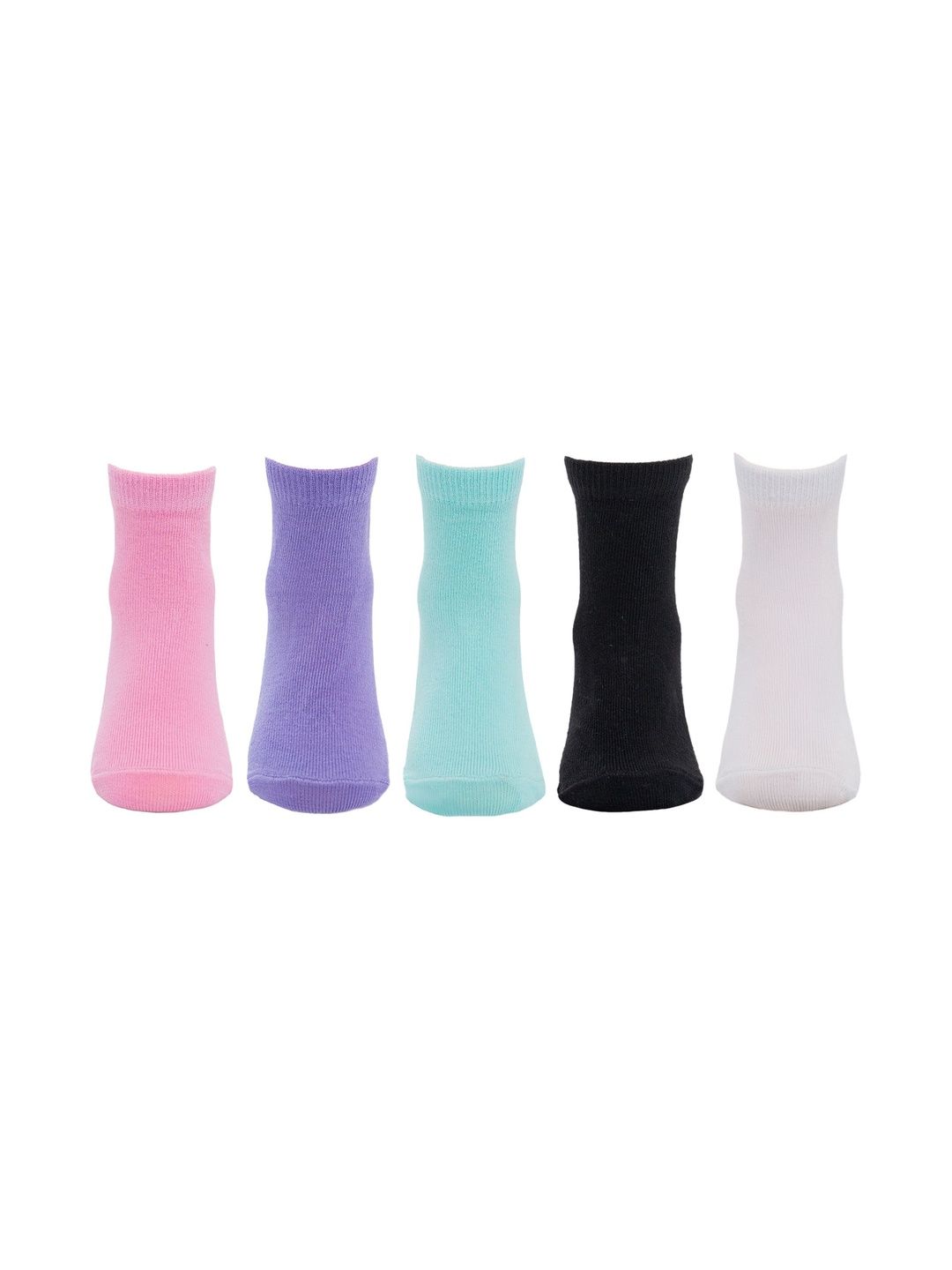 NEONERA Infants Pack of 5 Cotton Ankle Length Socks-image-45