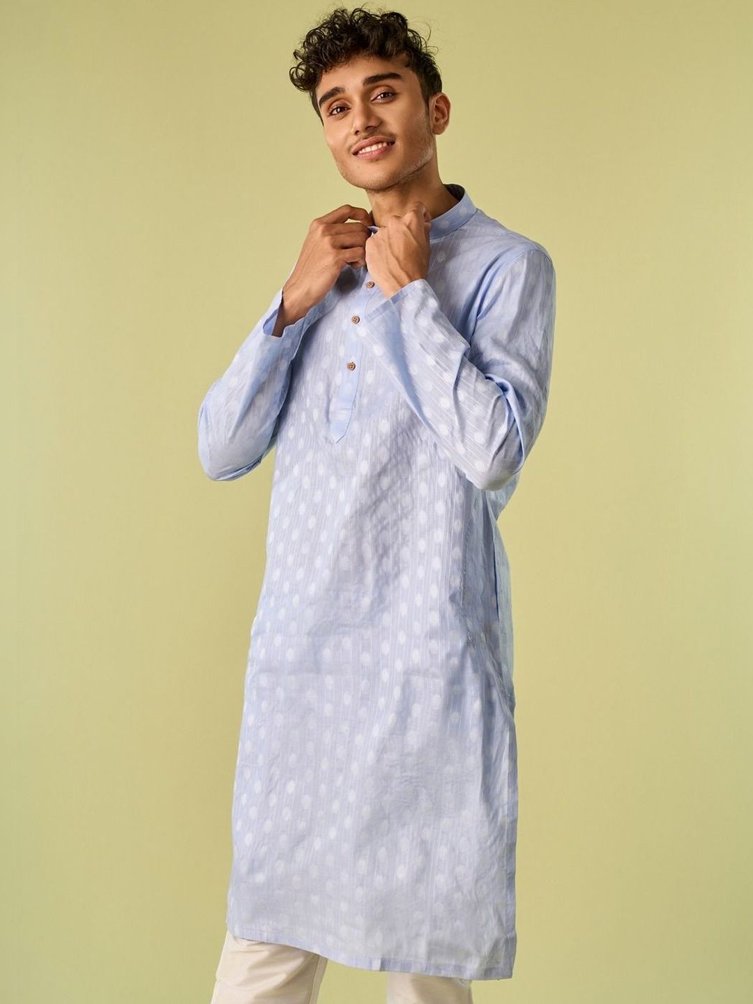 Diwas by Manyavar Men Printed Kurta-picture-29