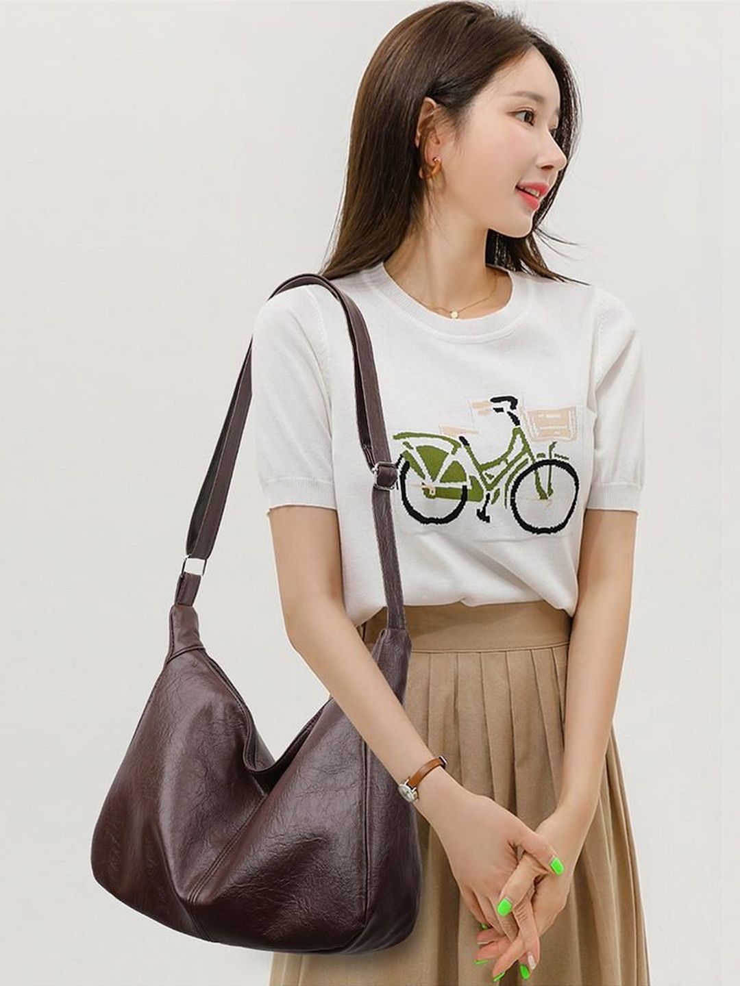 CORSICA PU Half Moon Sling Bag-picture-24