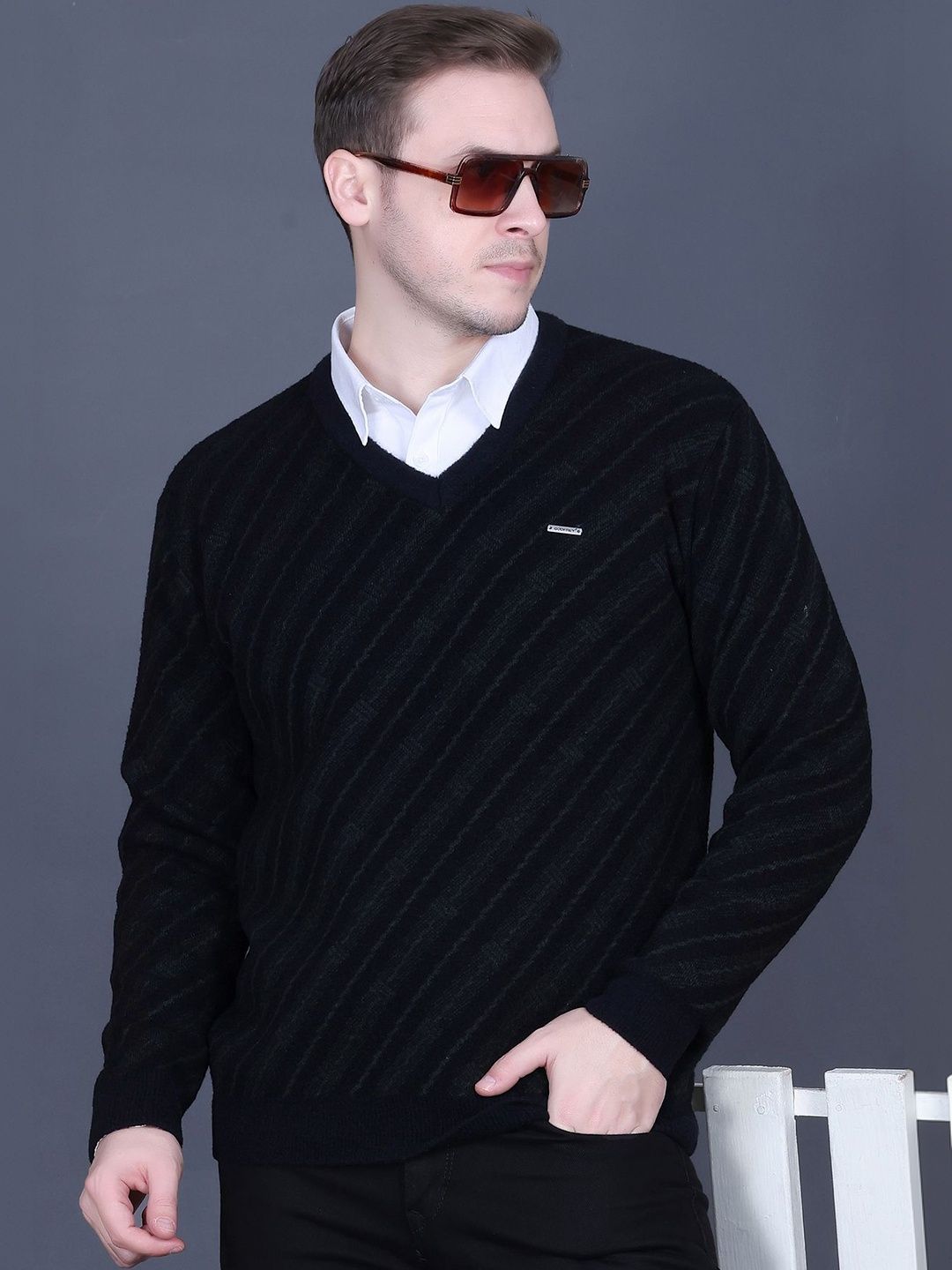 GODFREY Men Striped Pullover-picture-15