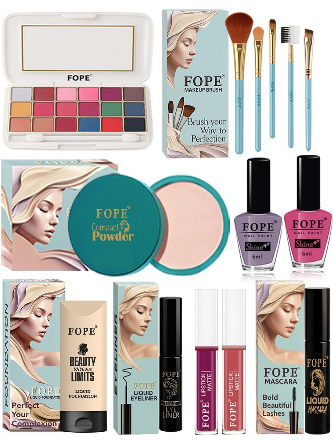 FOPE Set Of 14 Everyday Makeup Combo-image-2