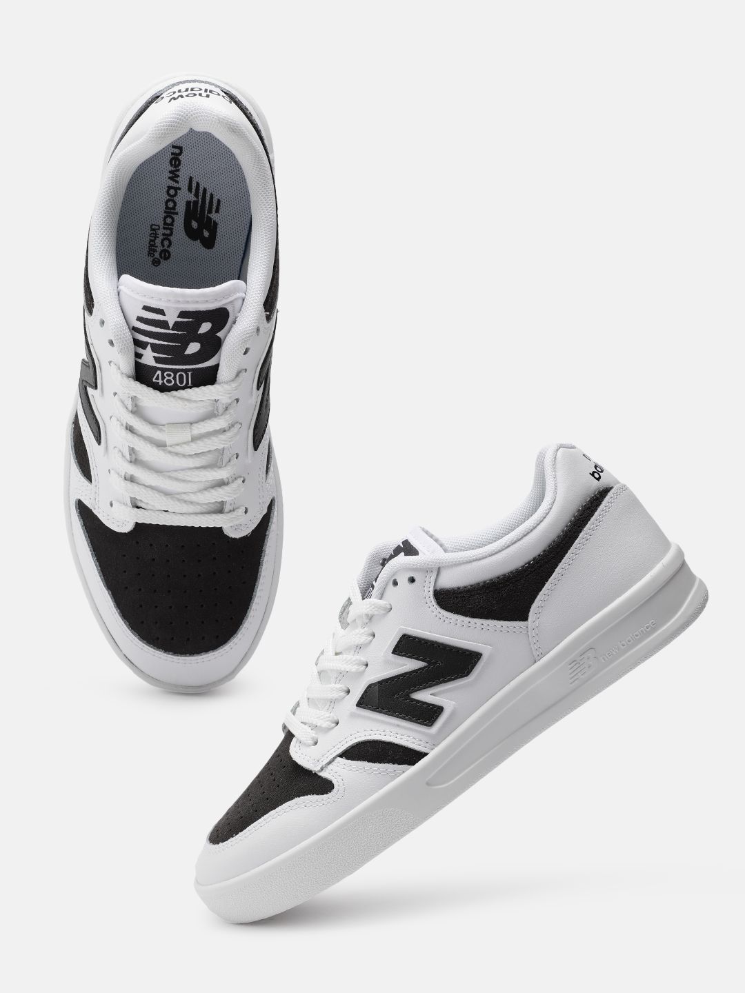 New Balance Men BB480 Leather Colourblocked Everyday Sneakers-picture-10