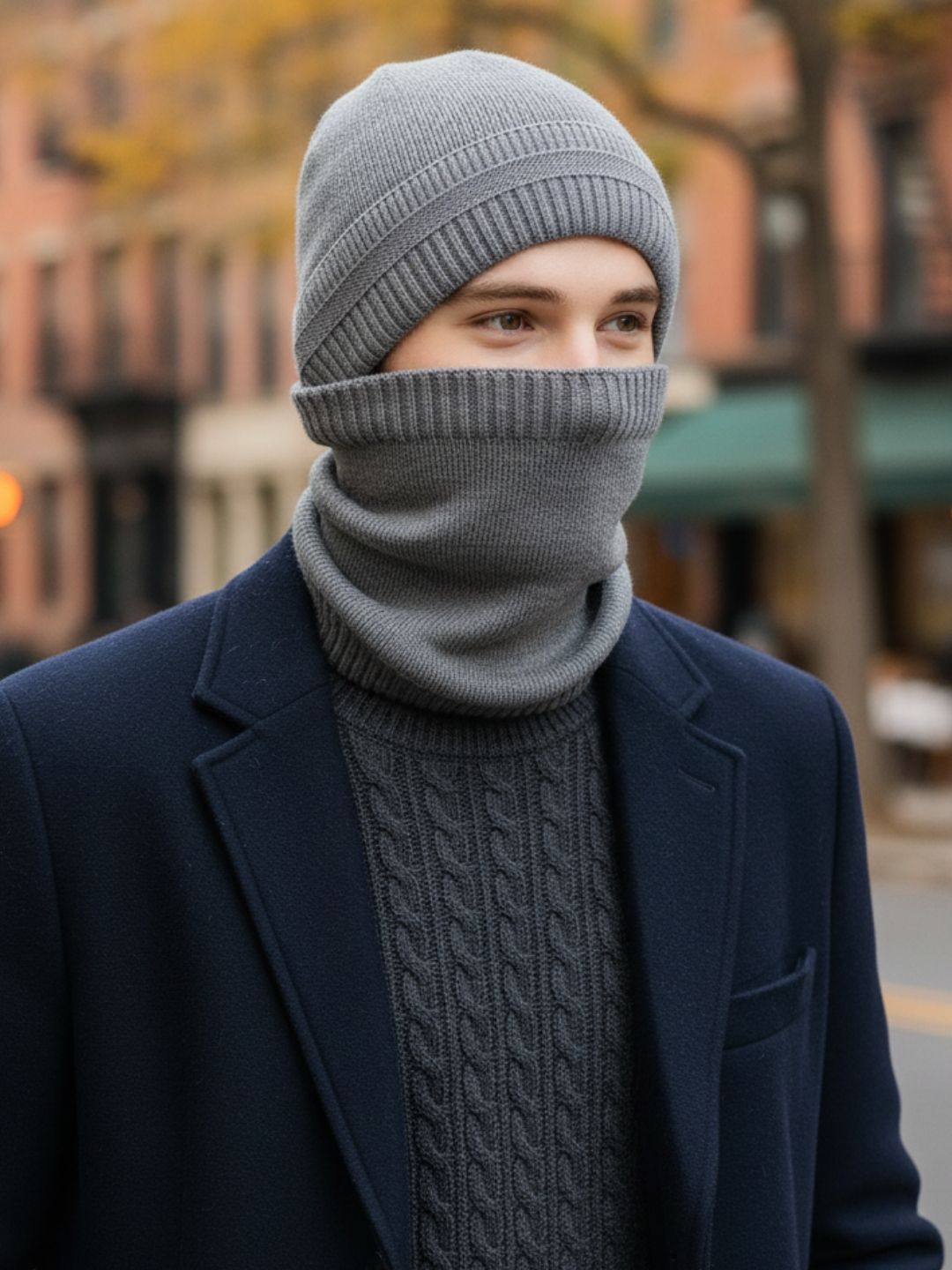 iSWEVEN Unisex Woollen Beanie-picture-30