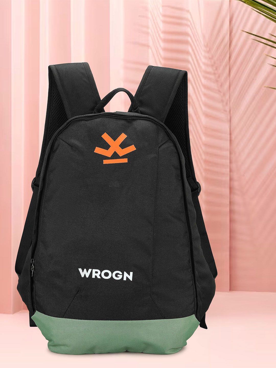 WROGN Unisex Brand Logo Backpack with Compression Straps-picture-14
