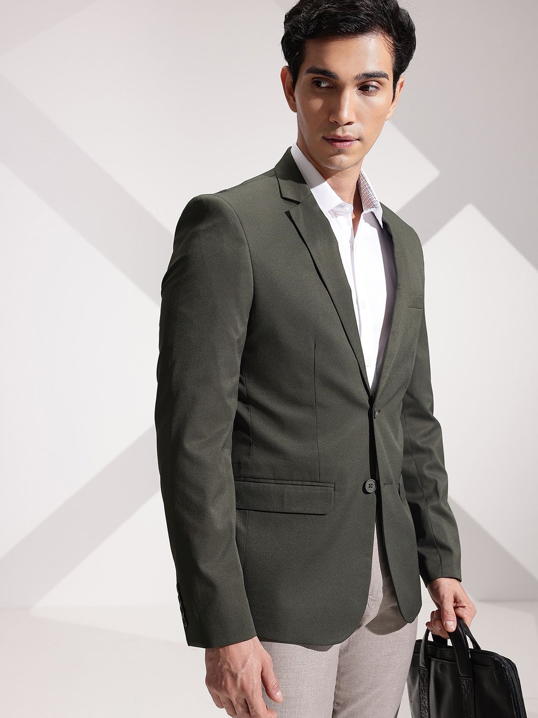 INVICTUS Slim Fit Notched Lapel Collar Formal Blazer-picture-31