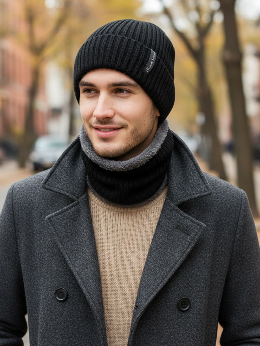 iSWEVEN Unisex Woollen Beanie-picture-47