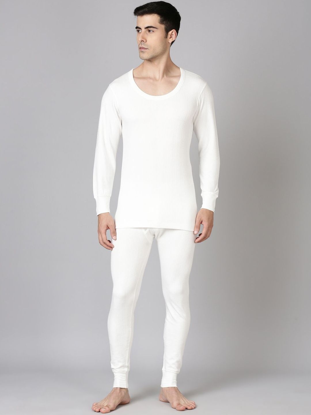 Dixcy Scott Originals Men Ribbed Top & Bottom Thermal Set-picture-23