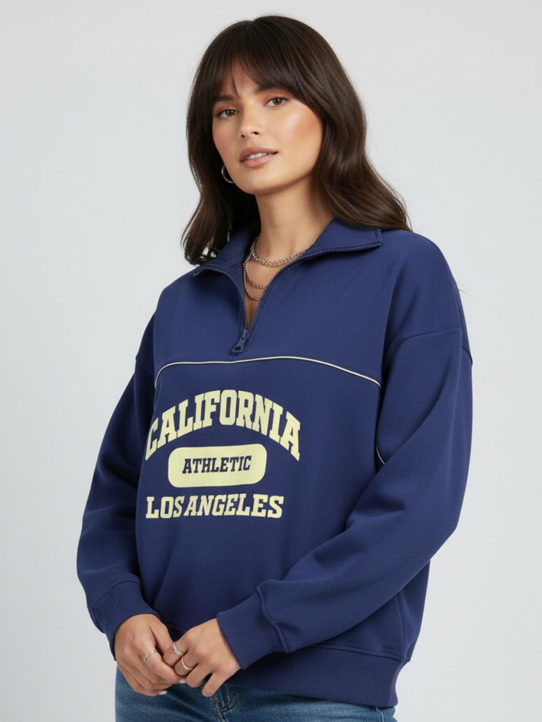 glitchez Typography Print Drop-Sleeves Terry Oversized Sweatshirt-picture-44