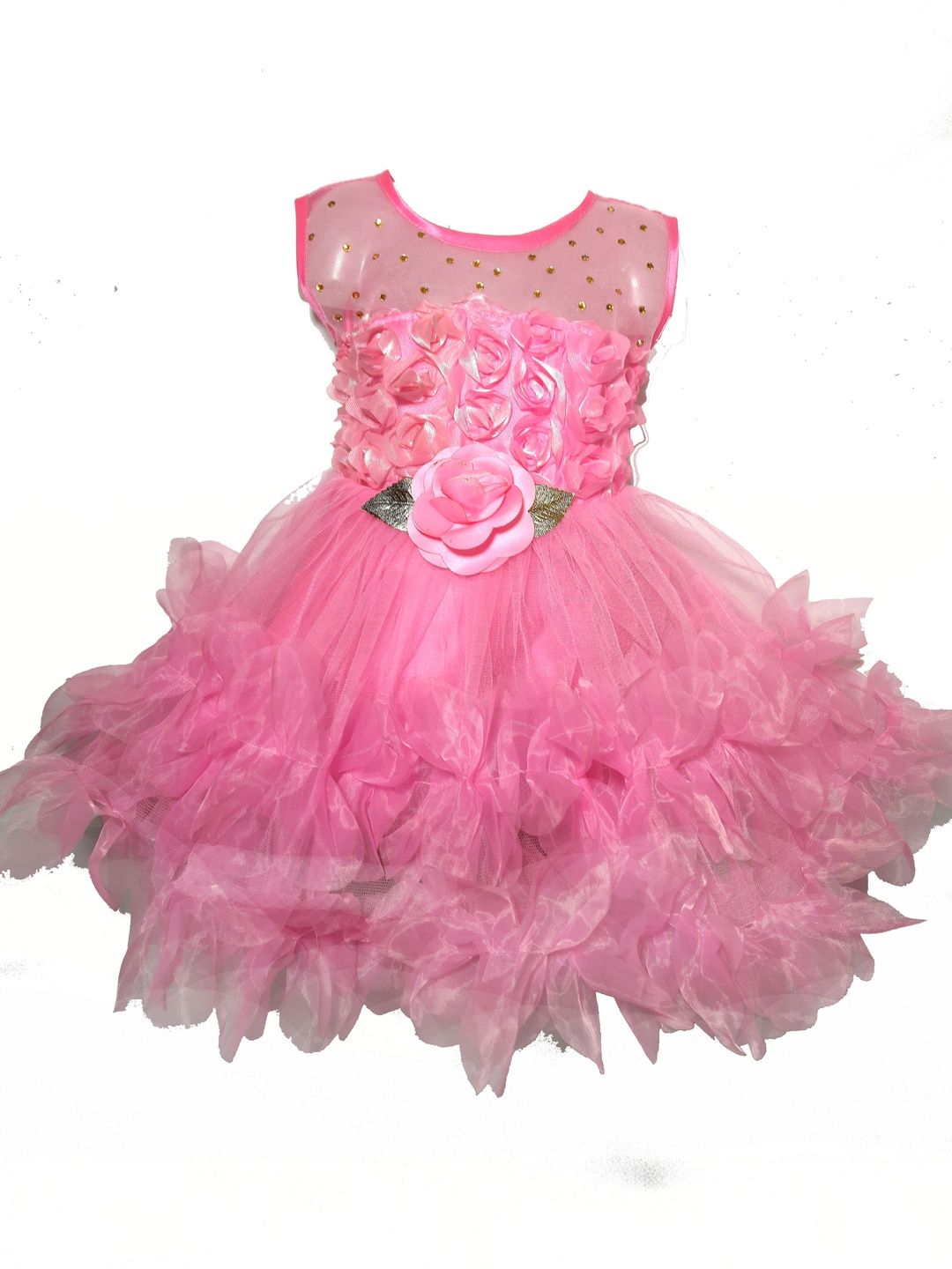 DRESS COLLECTION Floral Georgette Fit & Flare Dress-picture-48