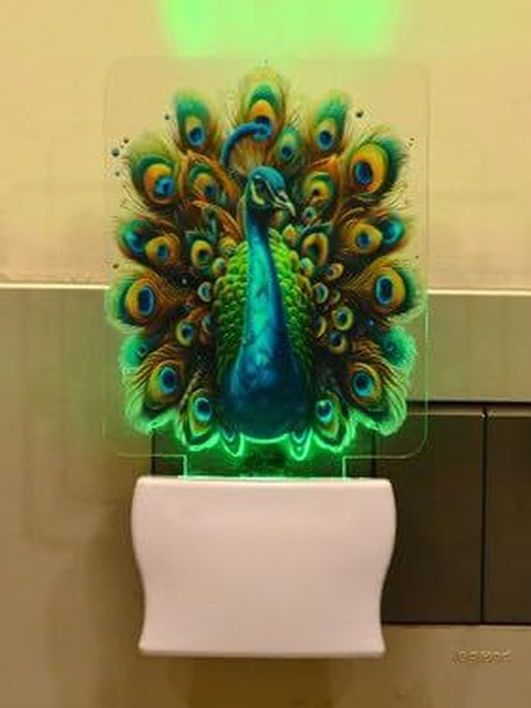 1ST TIME White 3D Illusion Self Color Changing Night Lamp-image-43