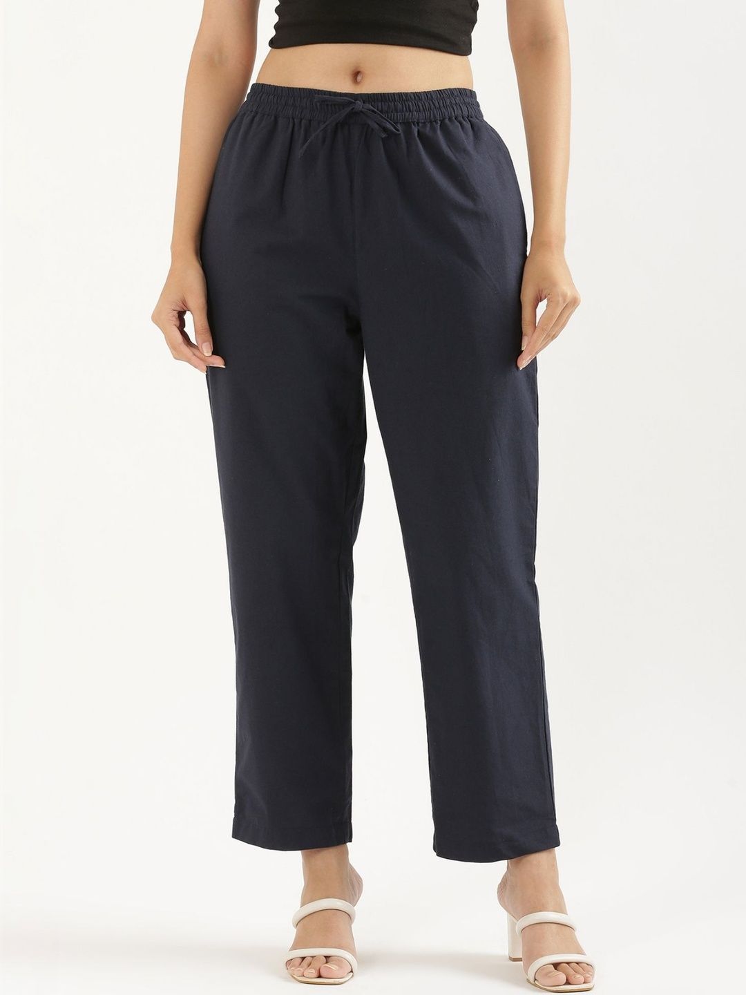 SAADAA Women Relaxed Trousers-image-37