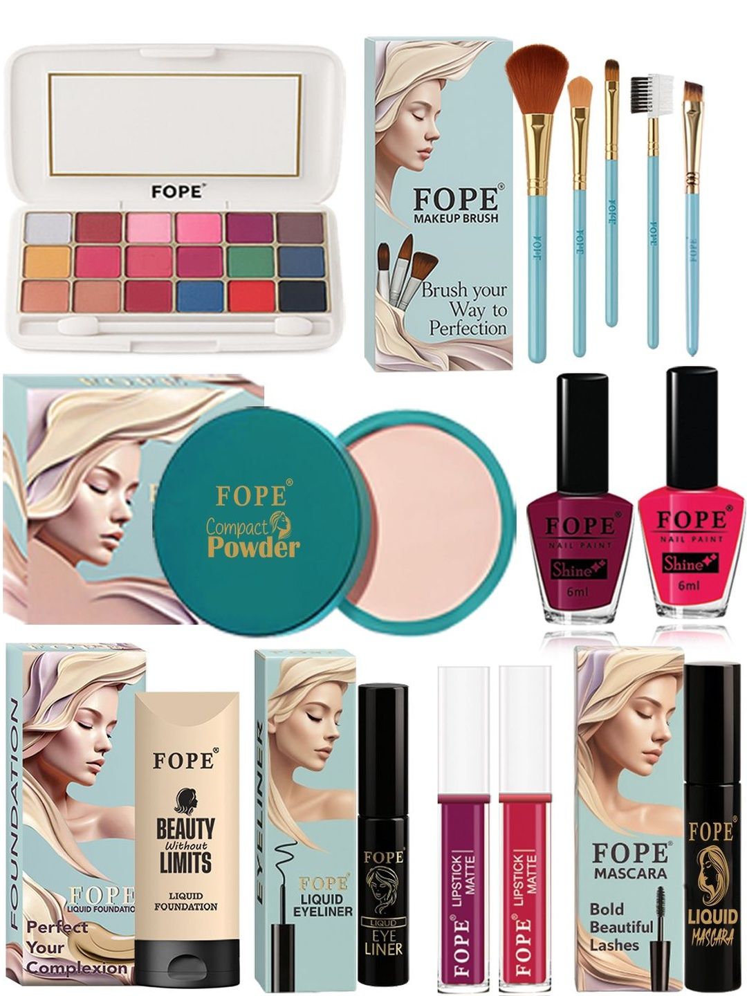 FOPE Set Of 14 Makeup Collection Gift Box-picture-15