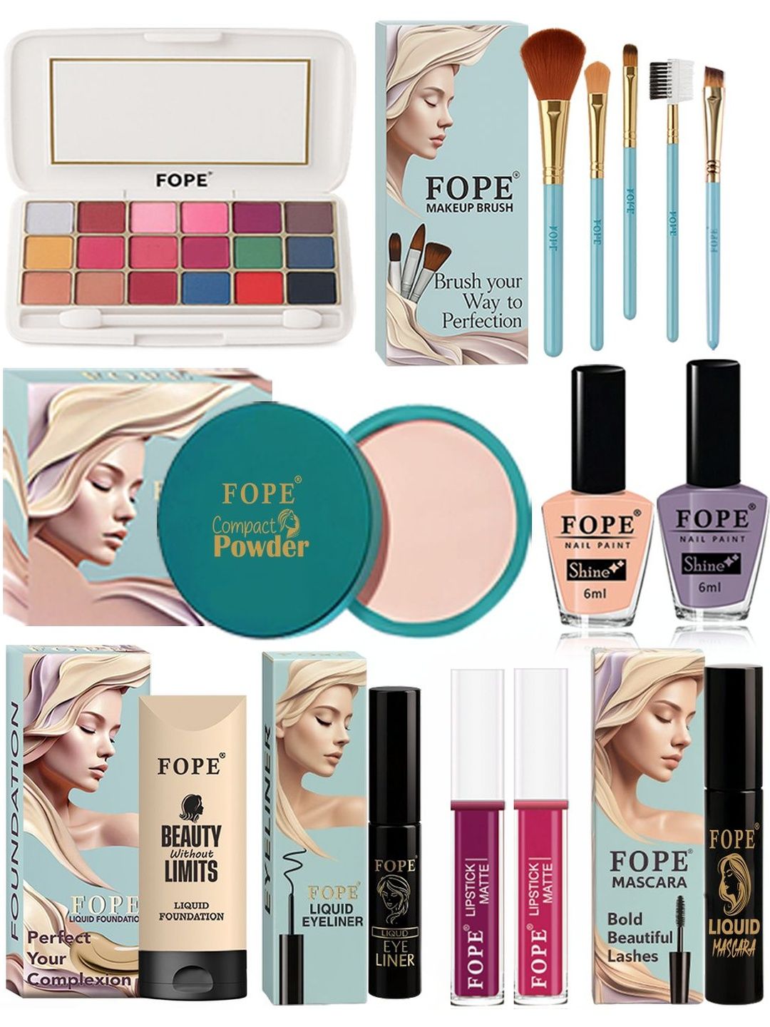 FOPE Set Of 14 Bridal Glow Kit-image-40