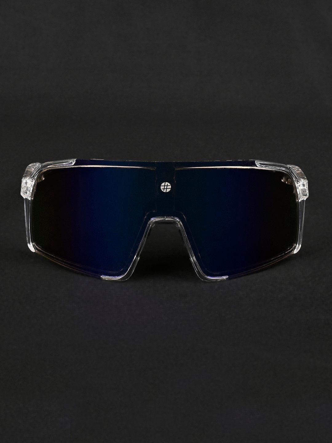 HASHTAG EYEWEAR Unisex Grey Lens & White Sports Sunglasses with-picture-42