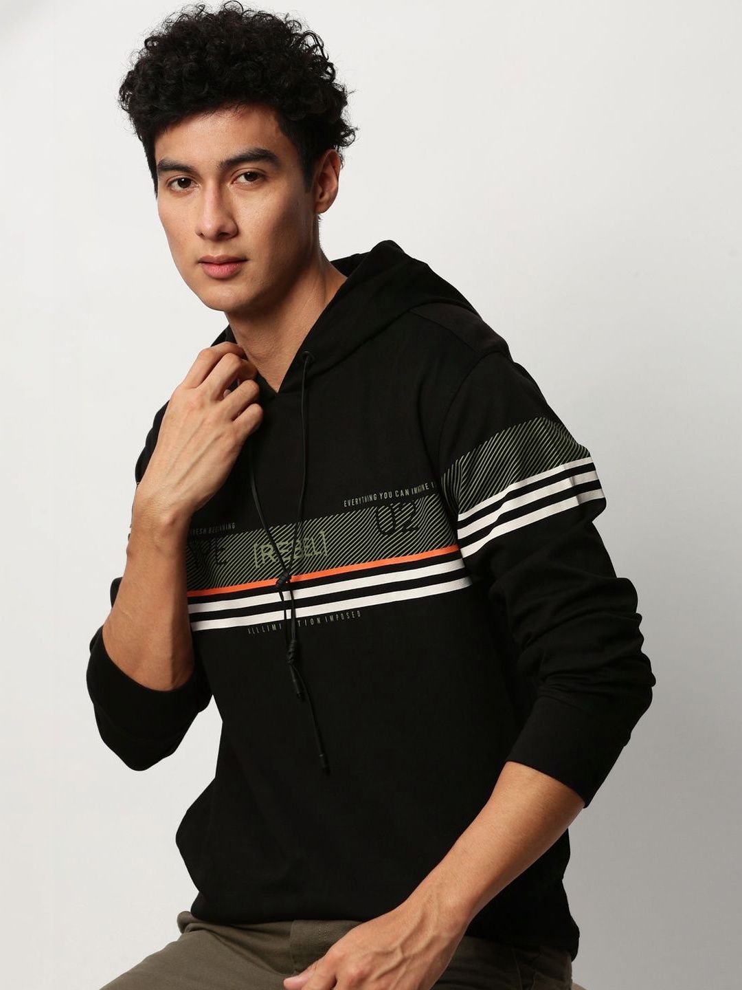 SHOWOFFFF Men Printed Hooded Sweatshirt-picture-18