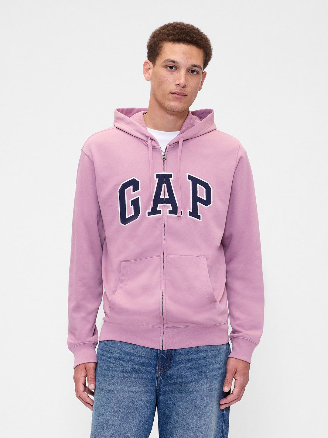 GAP Brand Logo Printed Hooded Sweatshirt