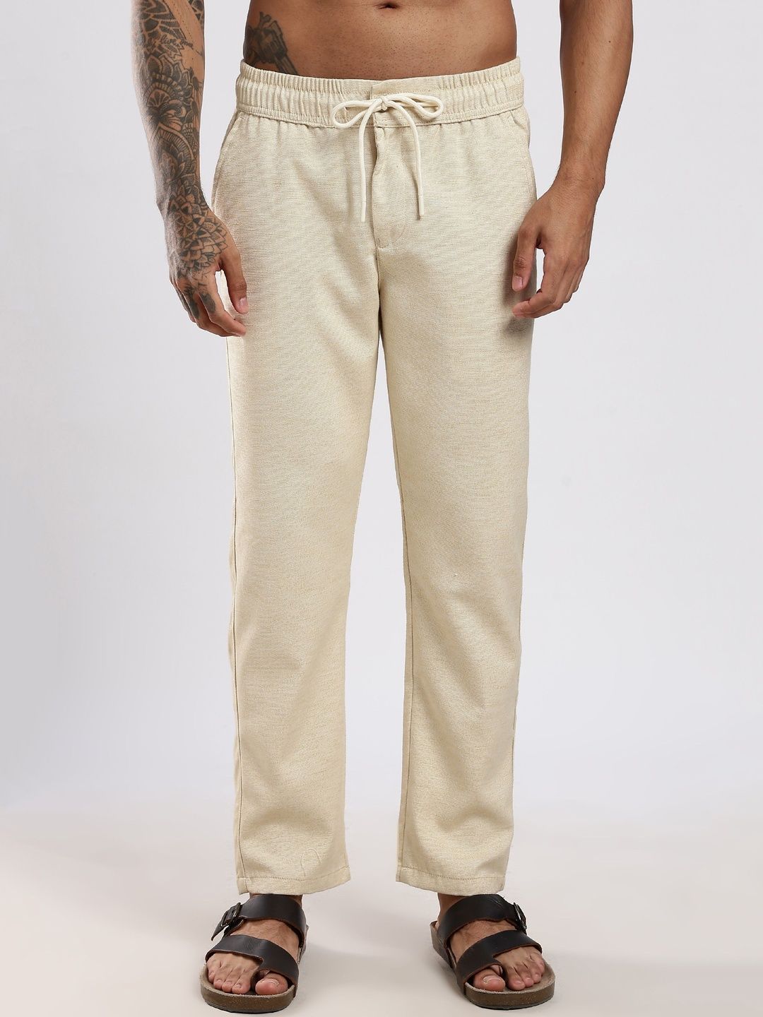 NEVER NEUD Men Relaxed Trousers-picture-52