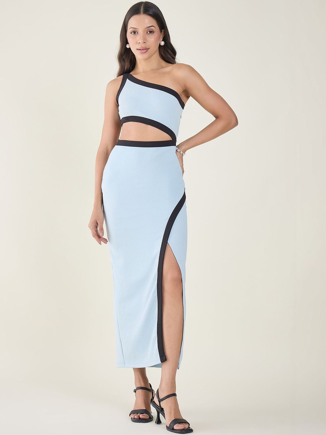 aayu One Shoulder Bodycon Midi Dress-picture-32