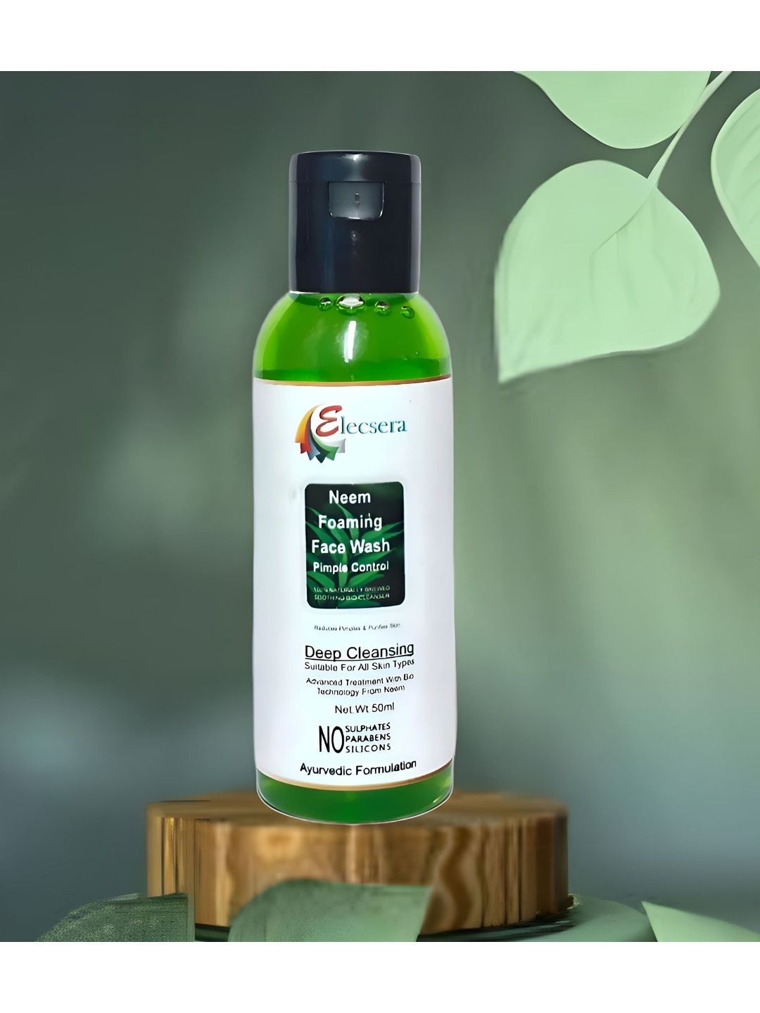 Elecsera Neem Foaming Face Wash For Pimple Control - 50 ml-picture-20